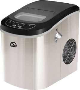 COMPACT ICE MAKER WITH BOTTLE OPENER AND ICE SCOOP