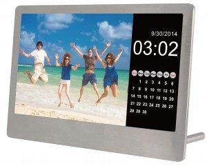 7" DIGITAL PHOTO FRAME- STAINLESS STEEL ULTRA THIN