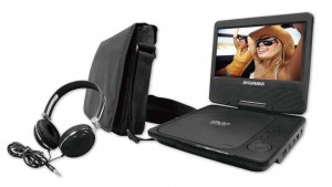 7" SWIVEL SCREEN PDVD USB DELUXE  BAG WITH MATCHING HEADPHONE